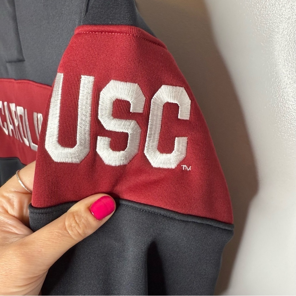 Carolina Gamecocks USC Under Armour Embroidered Lightweight Fleece Jacket Medium - Picture 7 of 9